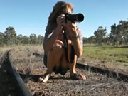 攝影師女神野外裙底風光